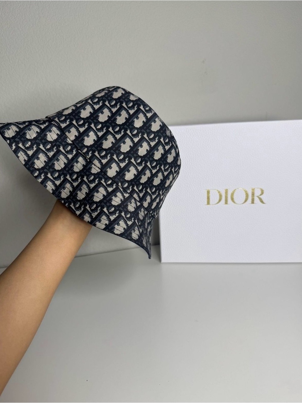Authentic Dior Reversible Teddy-D Small Brim Bucket Hat - Picture 2 of 4